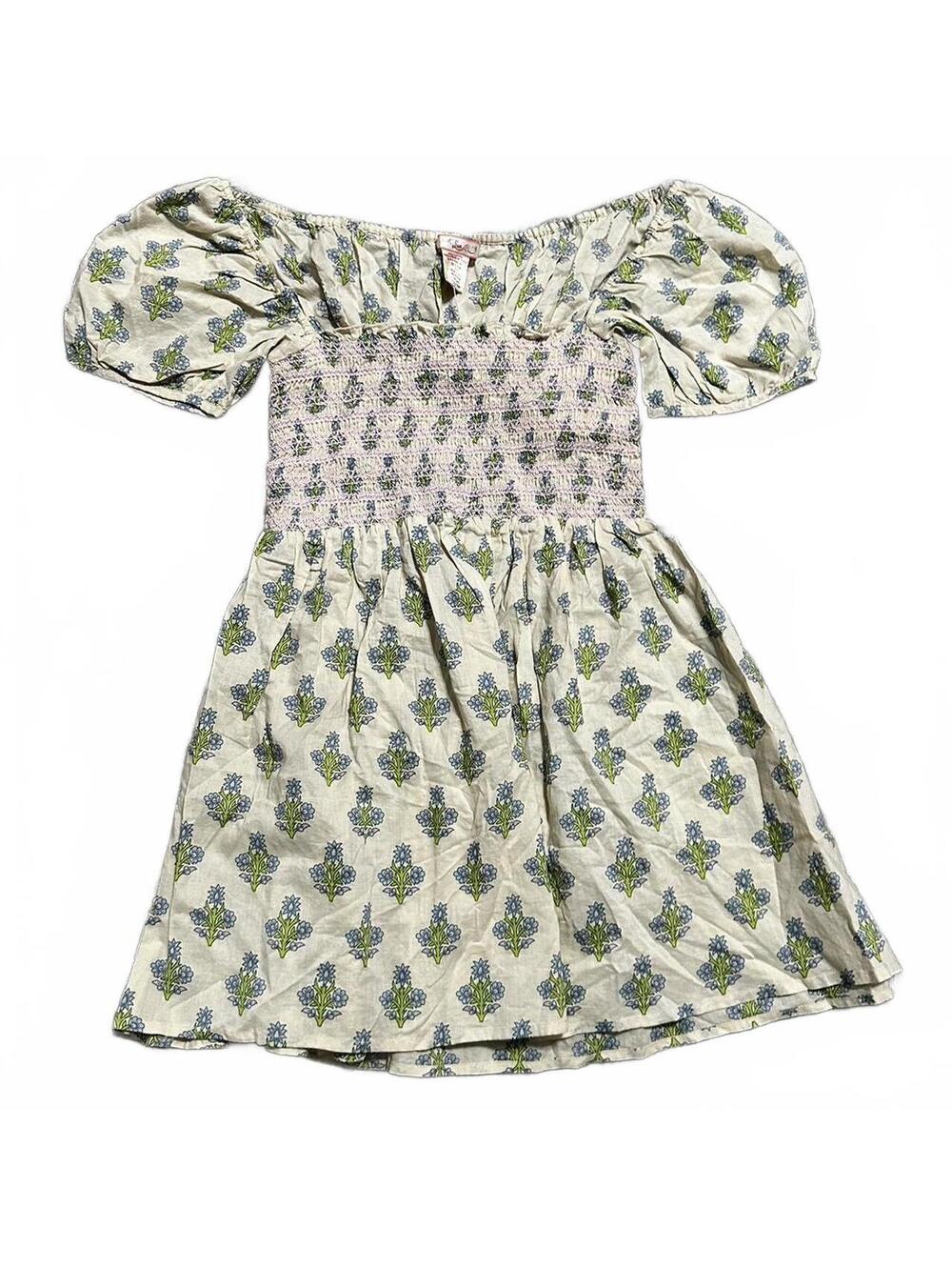 Deadstock Sample Piece Fire Los Angeles Y2K Babydoll Peasant Blouse Size XS